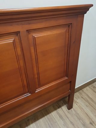 Cabecero cama madera marrón