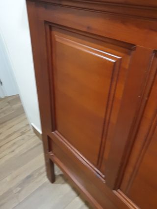 Cabecero cama madera marrón