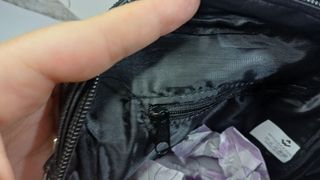 Bolso bandolera piel negra