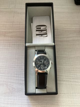 Reloj cronógrafo GFF - Negro/Plata