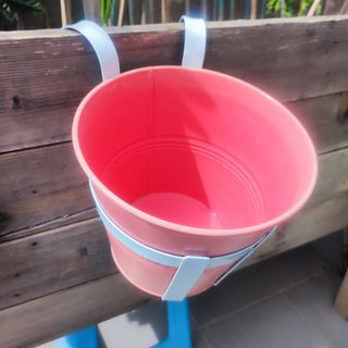 2 jardineras Ikea rosas colgantes