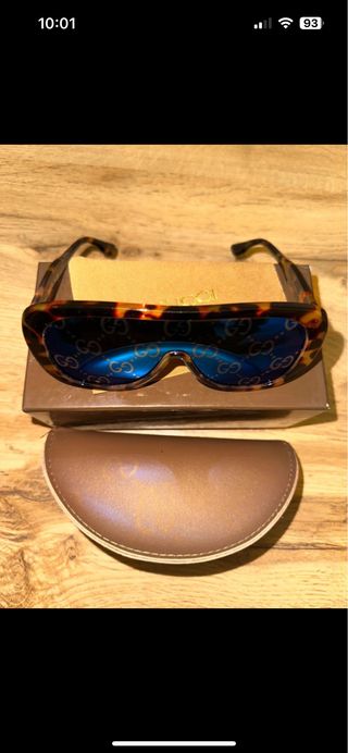 Gafas Gucci - Azul y marrón
