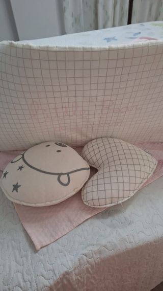 Colcha cuna bebé + chichoneras
