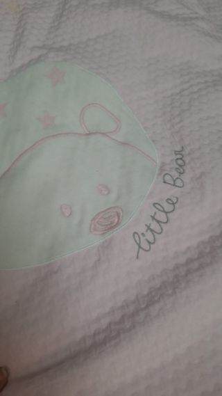 Colcha cuna bebé + chichoneras