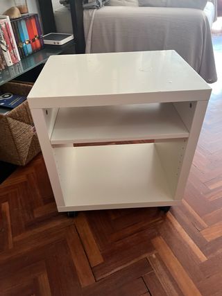 Mesa auxiliar blanca - mueble TV