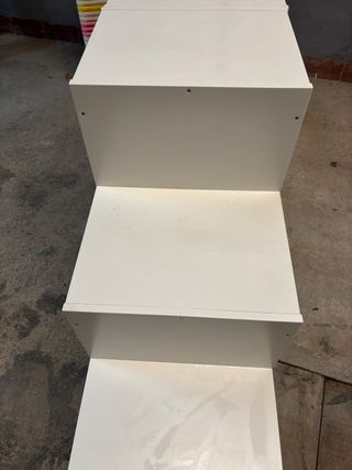 Estanteria infantil IKEA - Rosa y Blanca