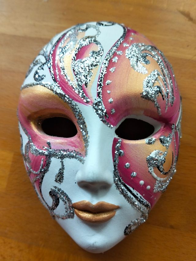 2 Máscaras Venecianas Cerámica