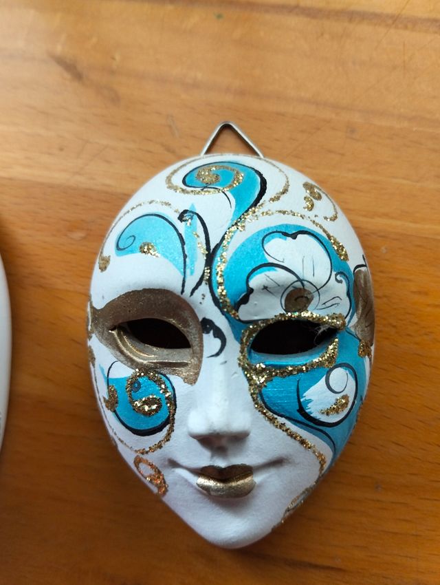 2 Máscaras Venecianas Cerámica