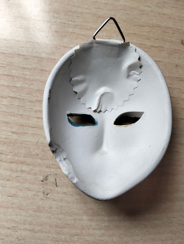 2 Máscaras Venecianas Cerámica