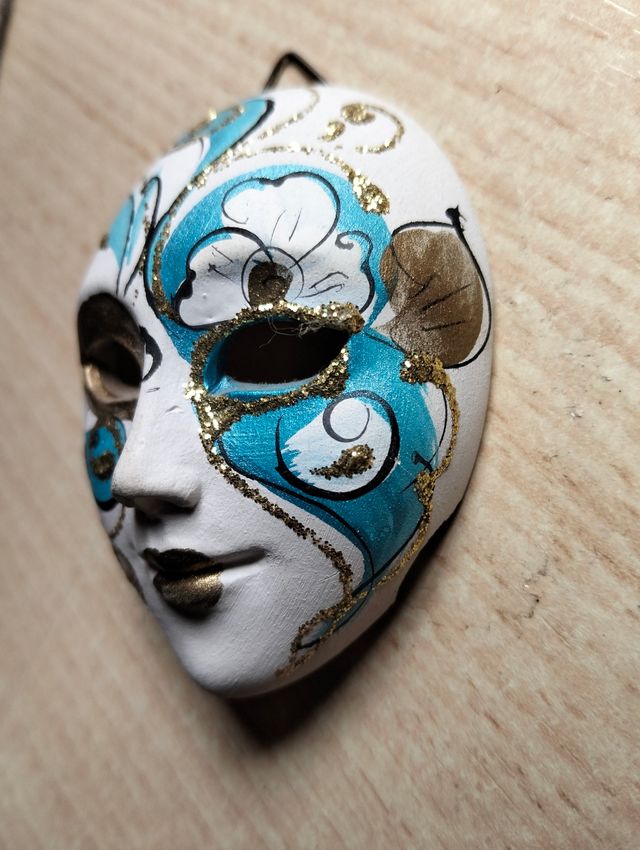 2 Máscaras Venecianas Cerámica