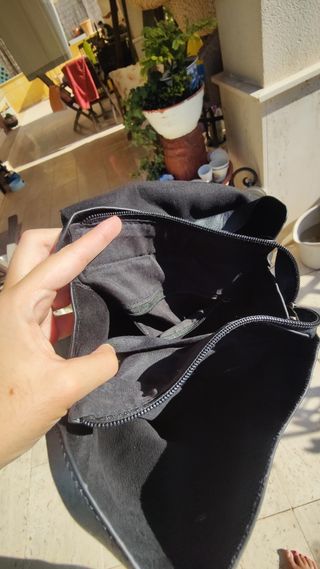 Mochila negra elegante