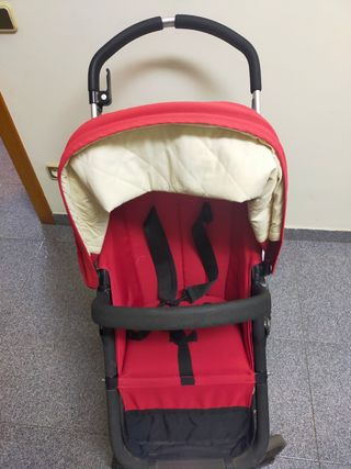 Cochecito Bugaboo rojo