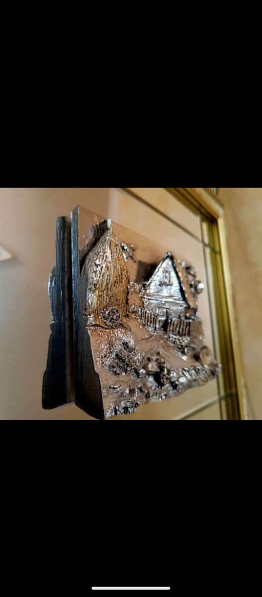 3 Quadri Specchio Argento 3D Zippoli