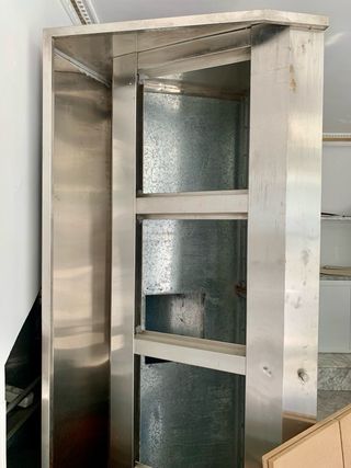 Doble Campana cocina industrial acero