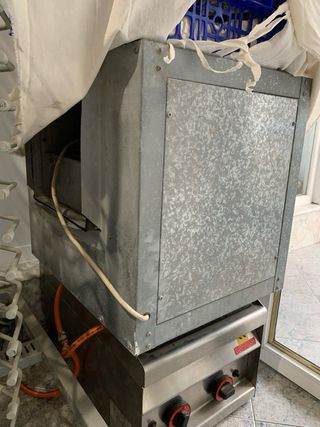 Doble Campana cocina industrial acero