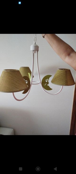Lámpara techo infantil 3 luces