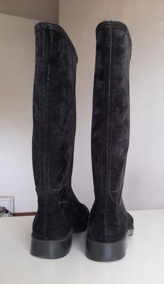 Botas agua terciopelo negras - 37