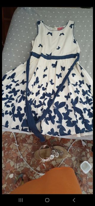 Vestido niña flores - RobertoTorreta