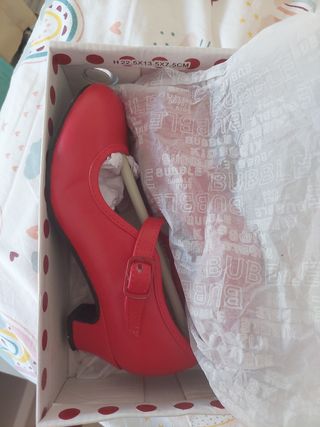 Zapatos rojos niña, Bubble Kids. Talla 29