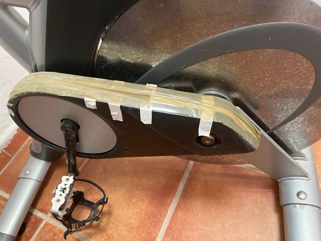 Bicicleta estática ejercicio