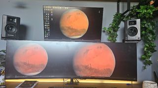 Soporte doble monitores