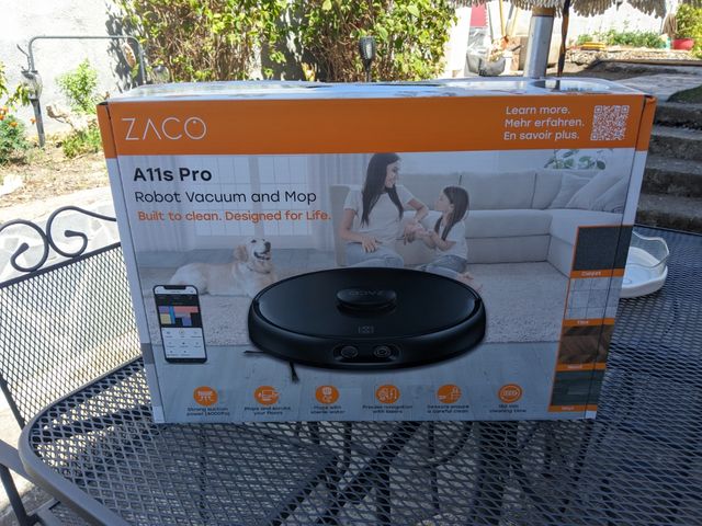 Zaco A11s Pro Robot Aspirapolvere e Lavapavimenti