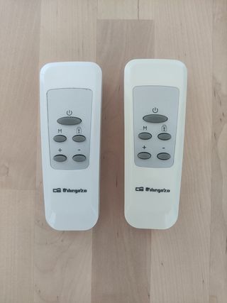 2 mandos radiadores Bribegoza