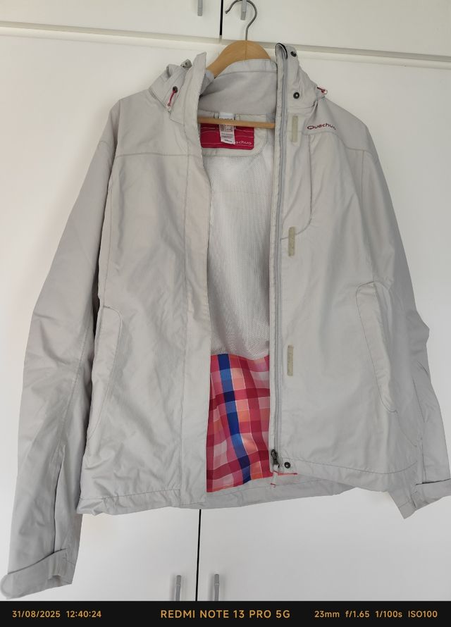 Chaqueta Quechua L beige mujer
