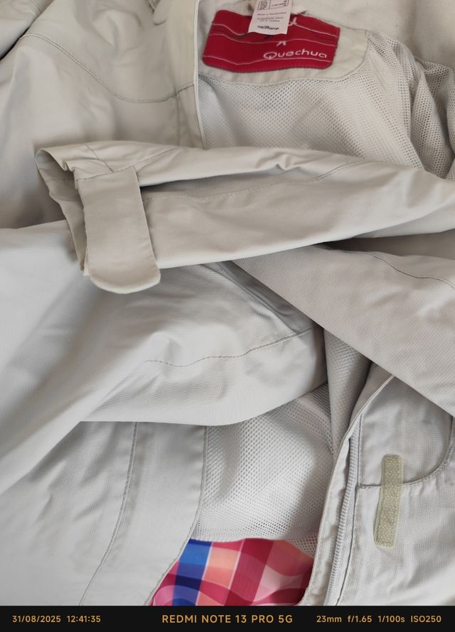 Chaqueta Quechua L beige mujer