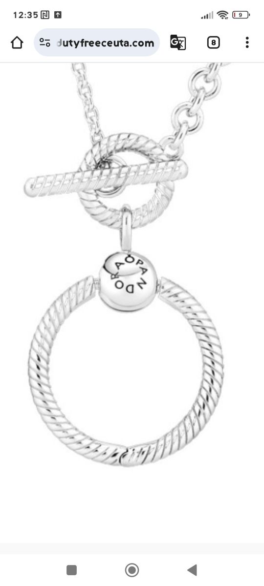 Collar Pandora plata