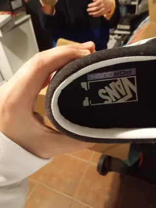 Zapatillas Vans Slip-On - Black/White