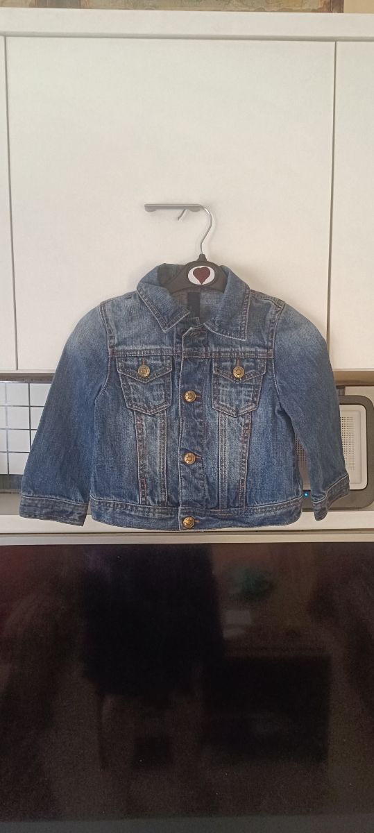Cazadora vaquera Benetton bebé 18-24 niño niña