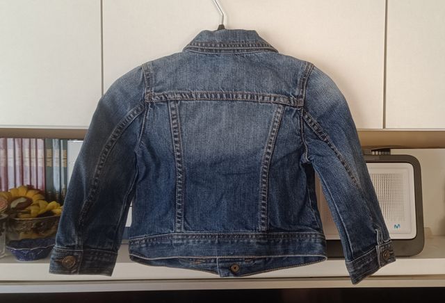 Cazadora vaquera Benetton bebé 18-24 niño niña