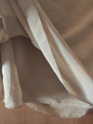 Blusa beige manga 3/4
