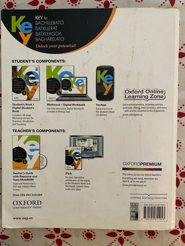 Key to Bachillerato 1. Student's Book + Workbook