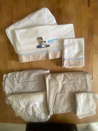 Cuna viaje BabyBjorn: sábanas y nórdico