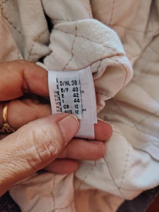 Parka Apanage cuero marrón-gris