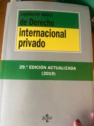 Legislación básica de Derecho Internacional pri...