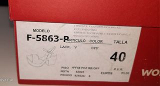 Sandalias Wonders blancas talla 40
