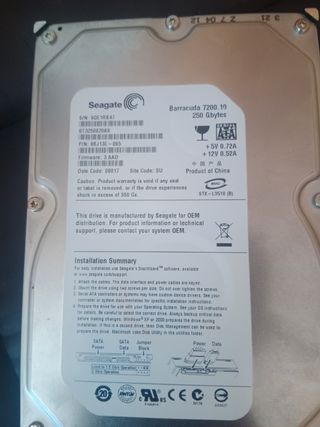 Componentes PC usados en buen estado