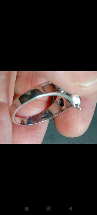 Anillo plata ley - topacio 