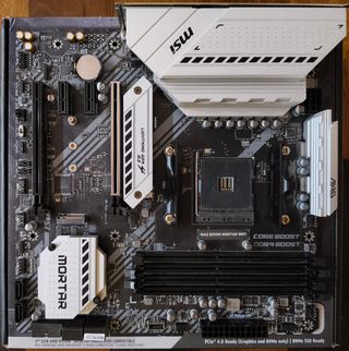 MSI B550M Mortar WiFi + SSD 980 PRO