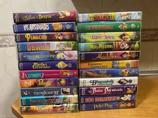VHS Disney: 22 Películas Clasicas
