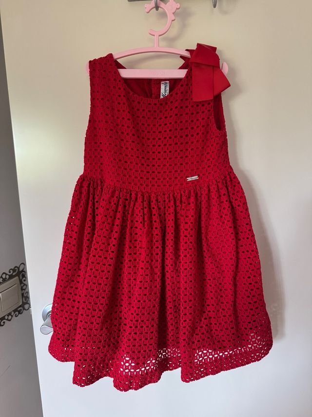Abito rosso da bambina Miranda