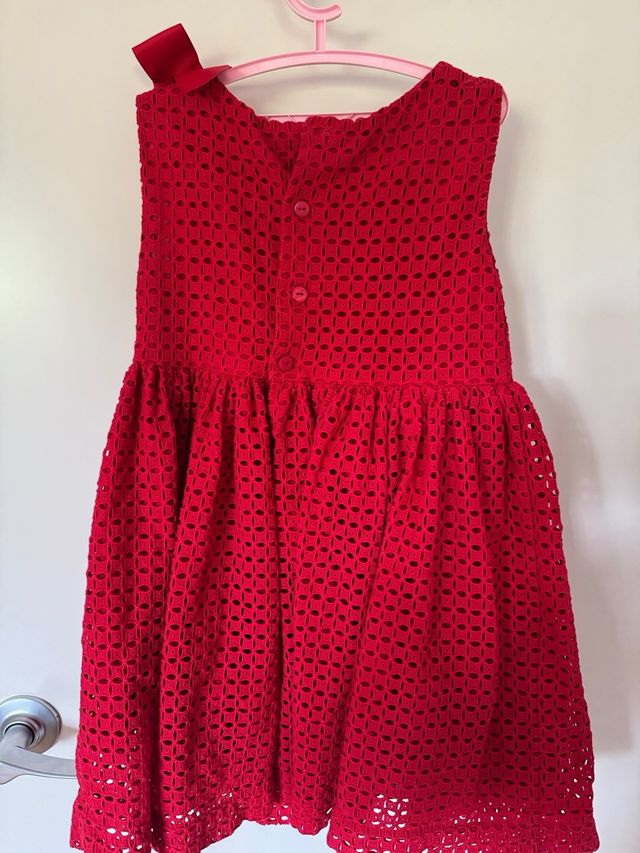 Abito rosso da bambina Miranda