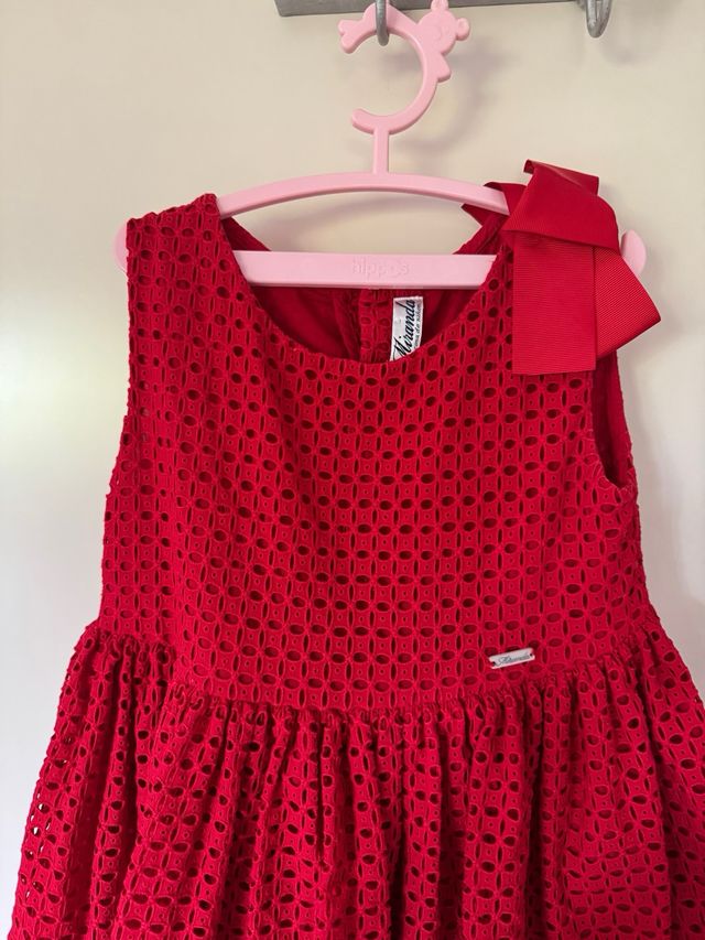 Abito rosso da bambina Miranda