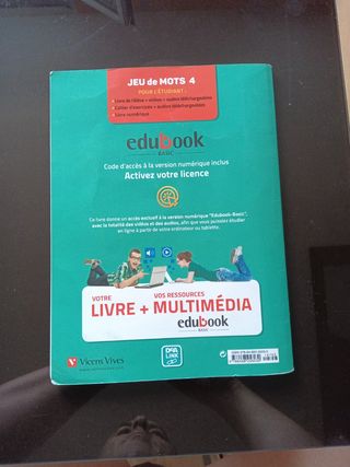 JEU DE MOTS 4 LIVRE DE L'ELEVE (Cideb. Fr. Gram...