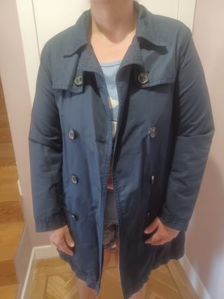 Gabardina azul