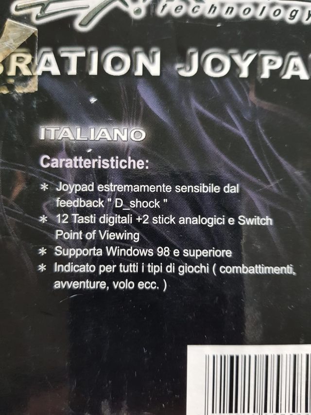 Joypad Extreme Technology USB - Vibrazione