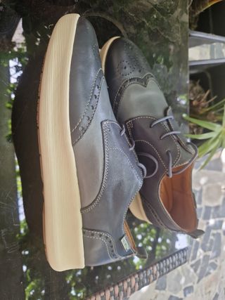 Pikolinos Zapatos Piel Azul